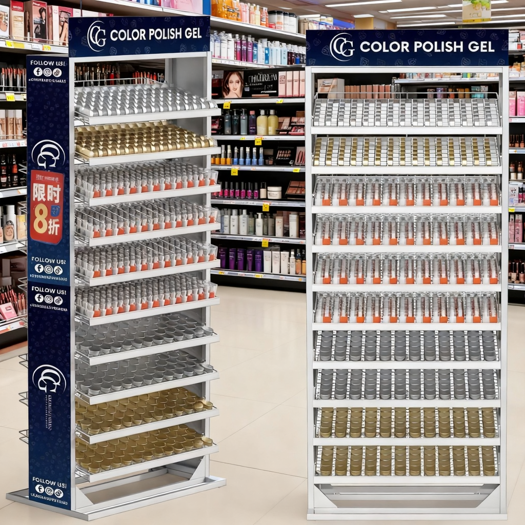 Supermarket Exhibition Perfume Display Rack