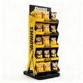 Metal Potato Chip Snack Display Rack