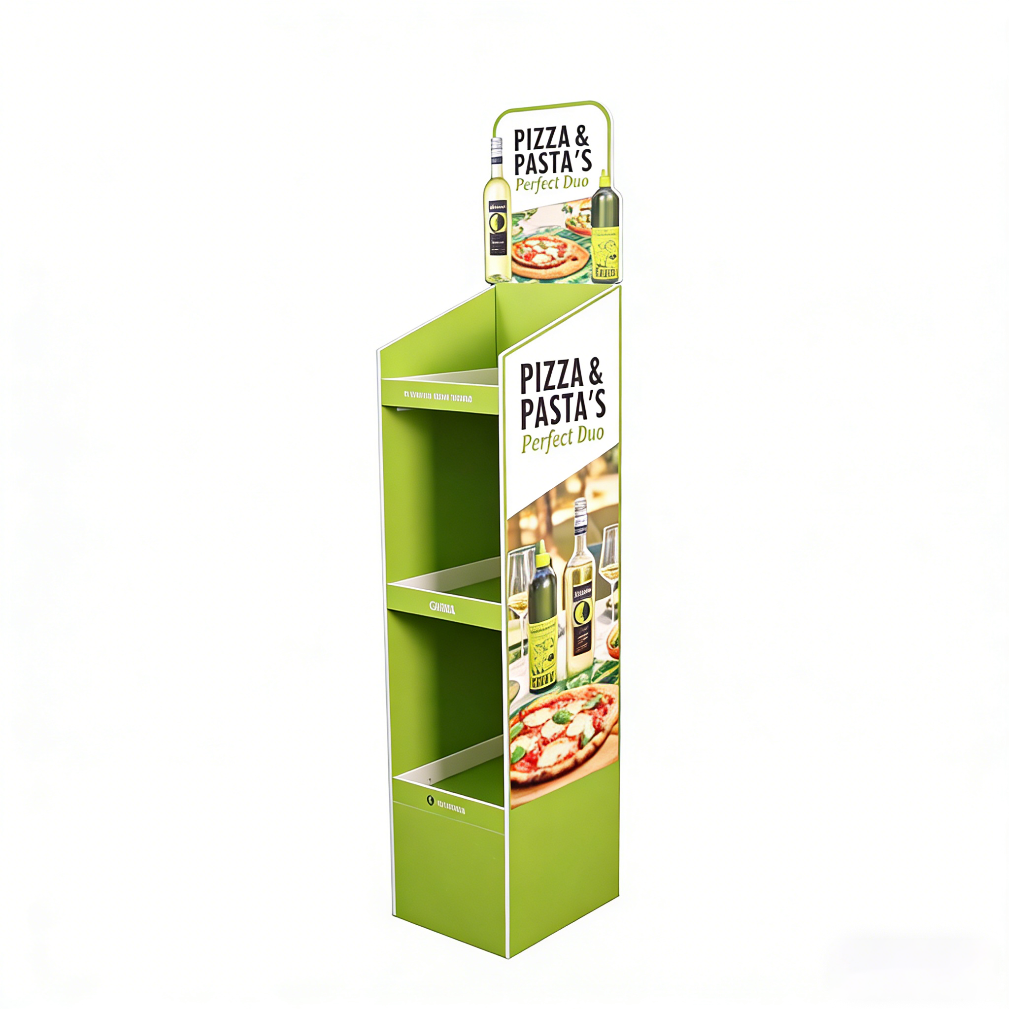 Durable PVC Display Racks Custom Size