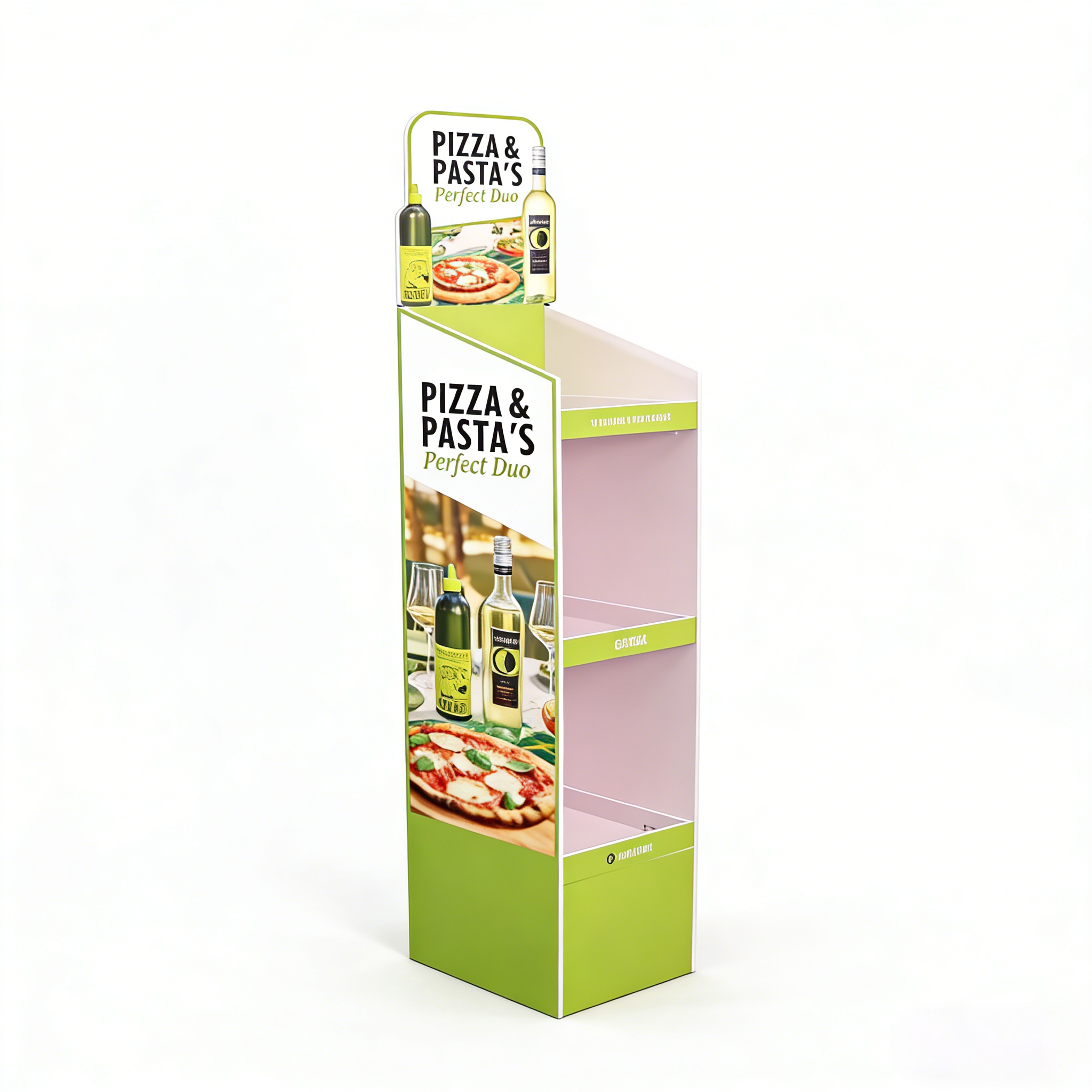Durable PVC Display Racks Custom Size