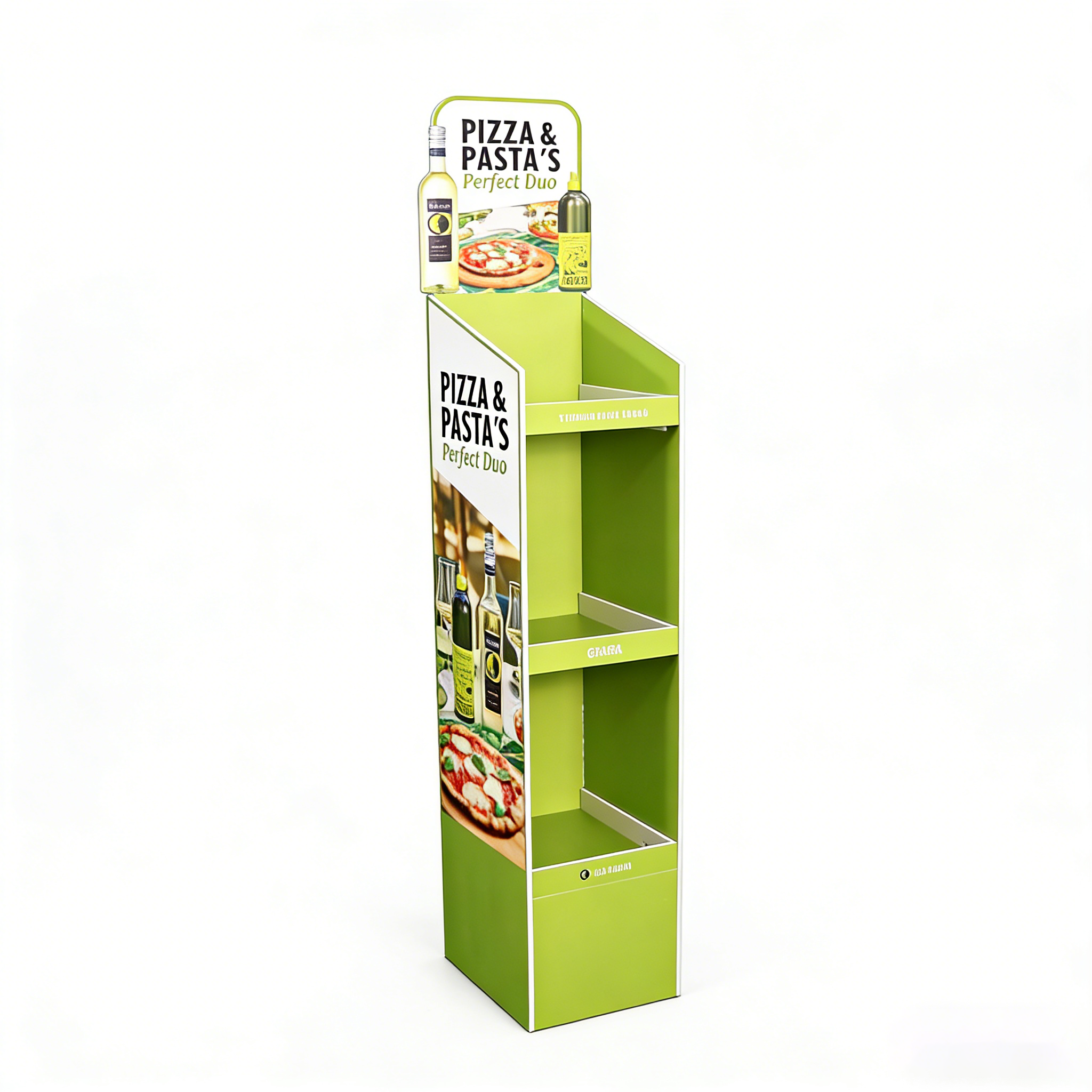Durable PVC Display Racks Custom Size