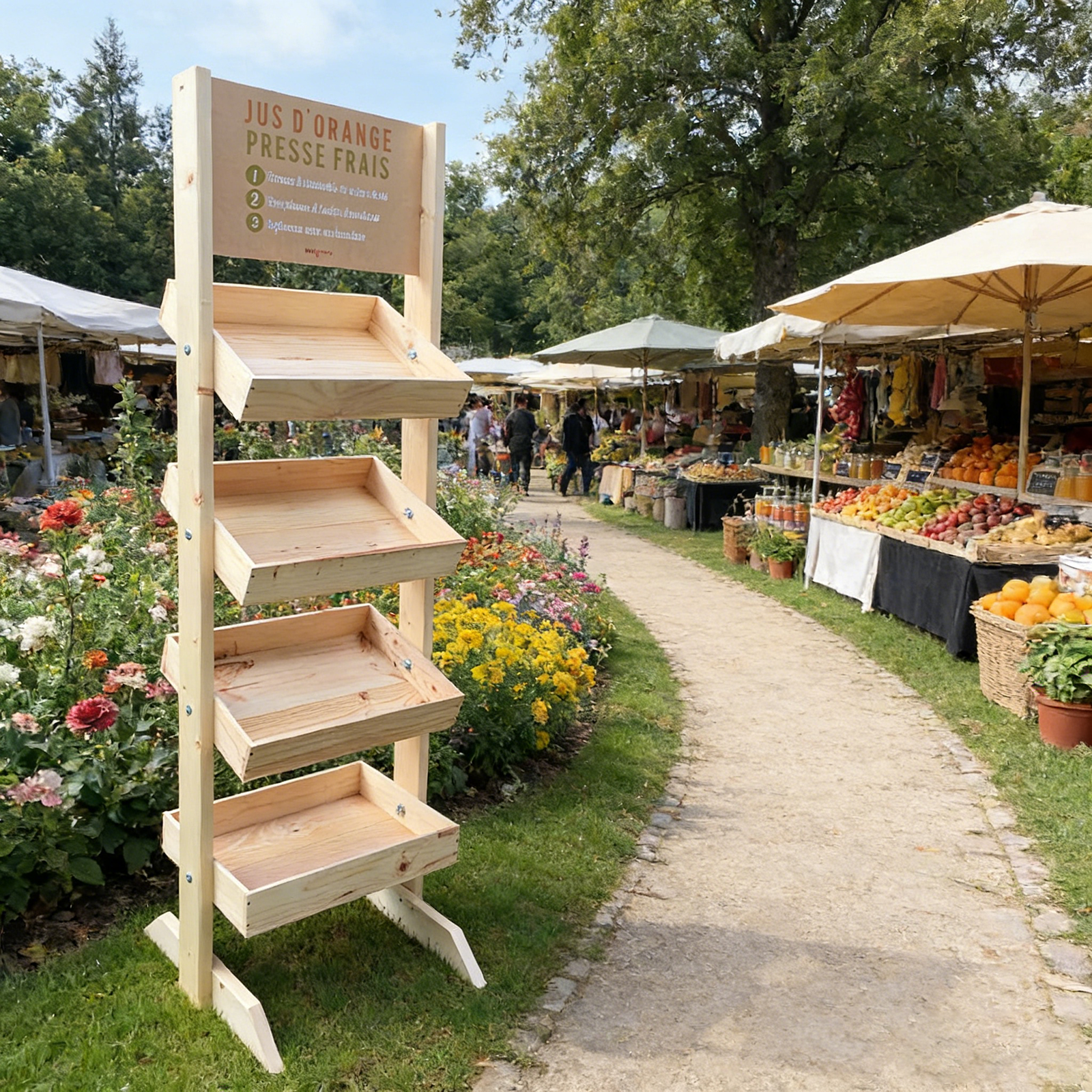Wooden Display Shelves | Custom Size & Wholesale Supply