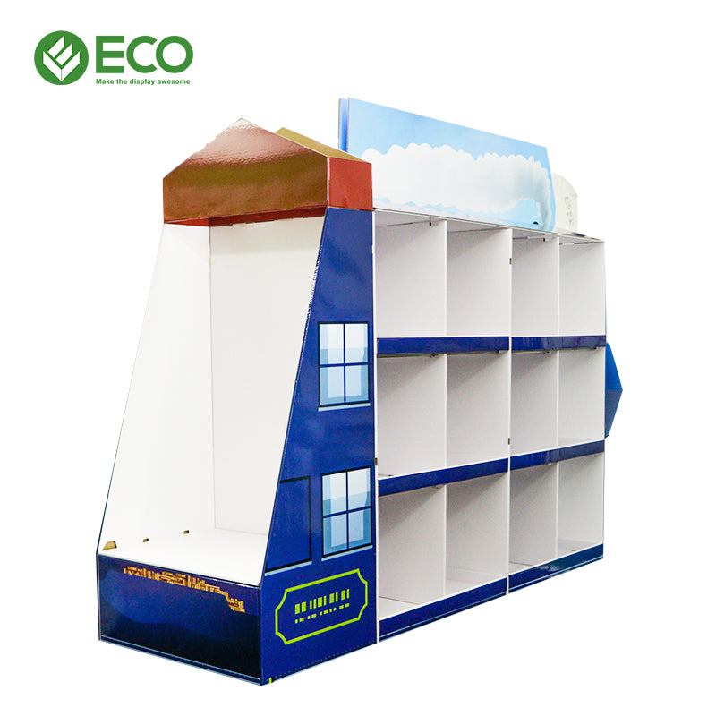 Ship And Train Shaped Holiday Promotion Display Rack