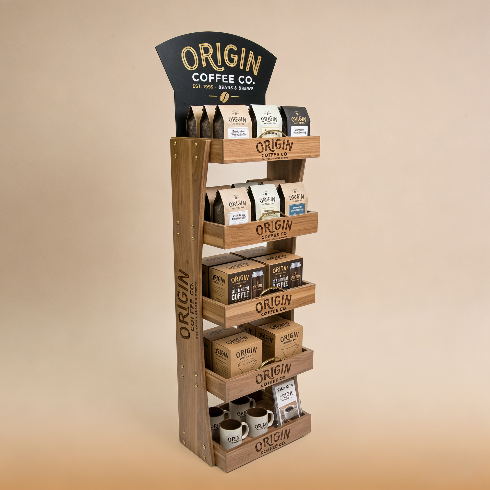High Quality Wooden Display Racks – Eco display