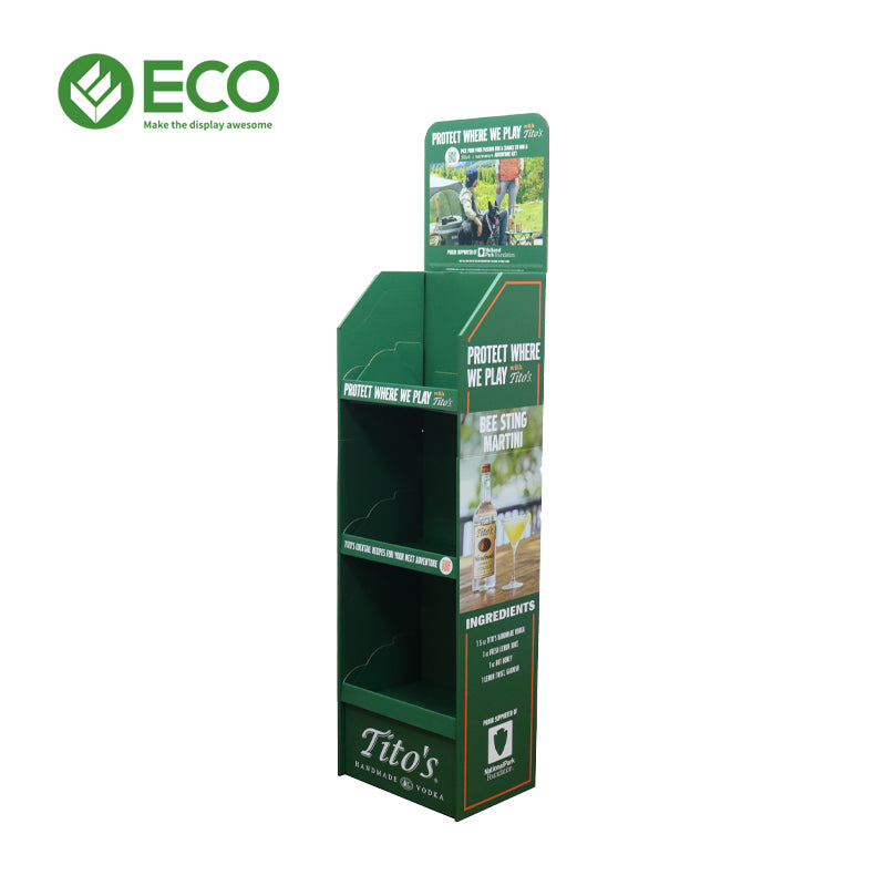 One-Second Assembly Pop-Up Wine Display Rack