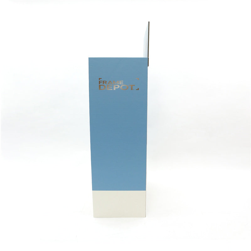 Custom Cardboard Blue Toiletries Display Rack