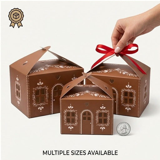 Christmas Cottage Candy Box