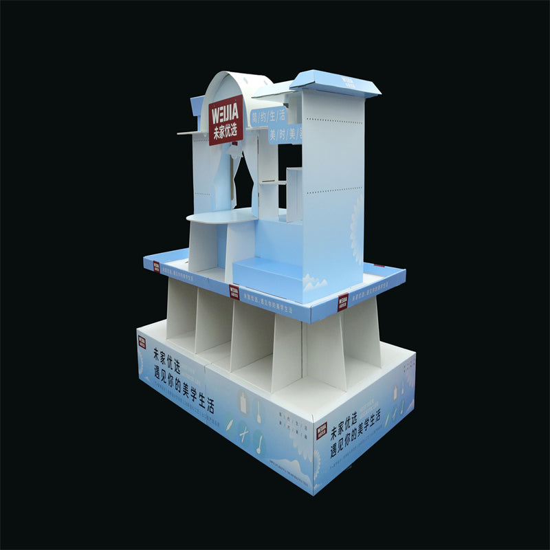 Supermarket kitchenware paper display