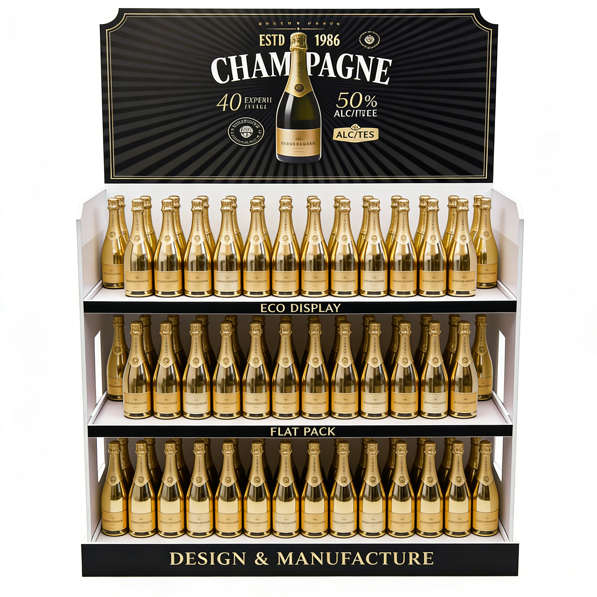 PVC Display Rack for Beverages