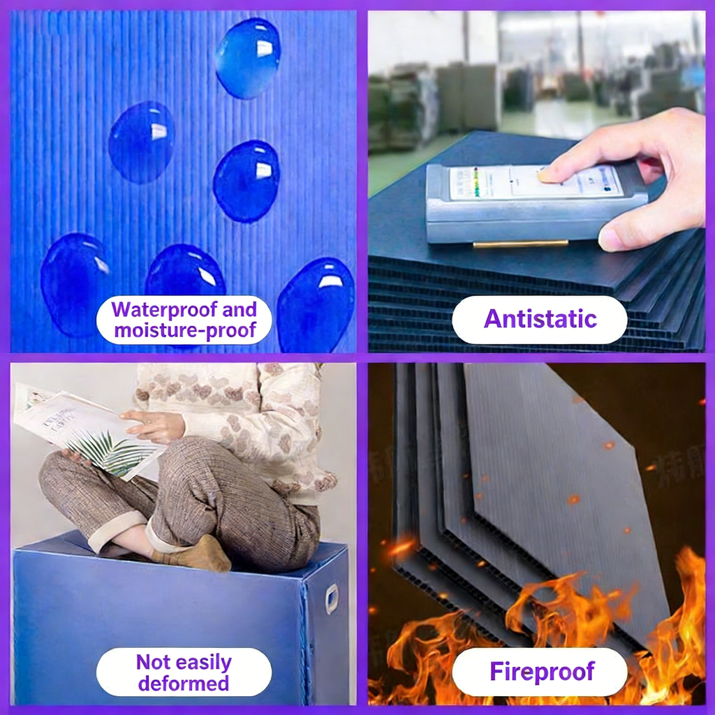 Hollow Board Material For Vegetable And Fruit Packaging Turnover Boxes