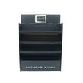 Custom Cardboard Black Toiletries Display Rack