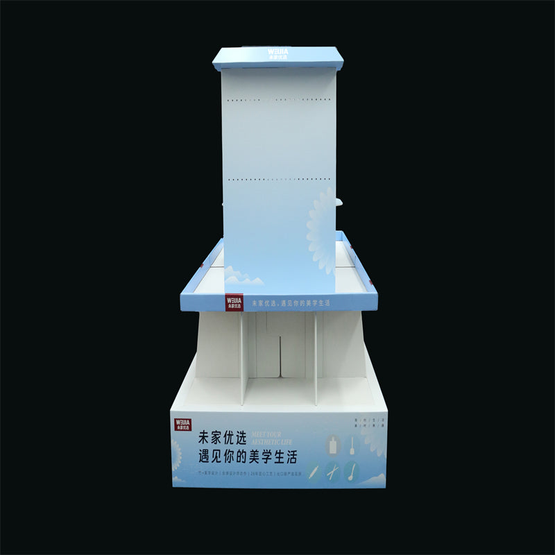 Supermarket kitchenware paper display