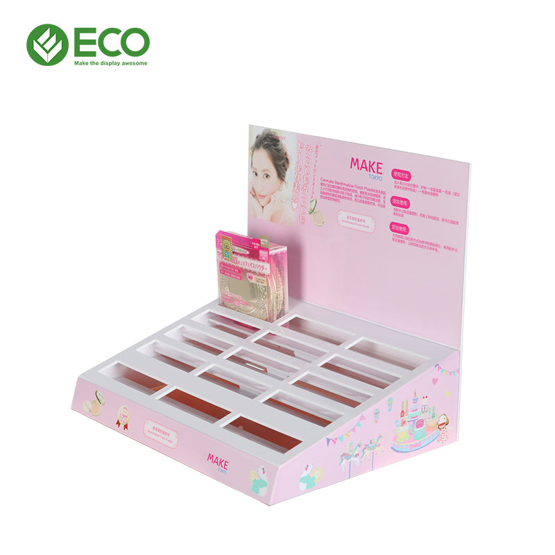 Acrylic Tabletop Cosmetics Display Rack