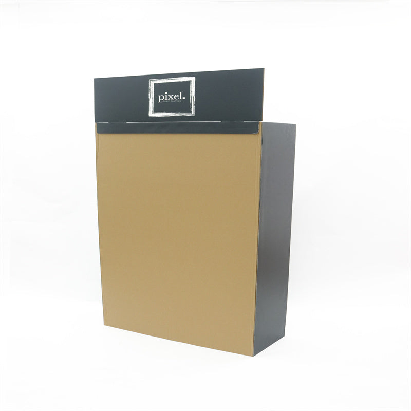 Custom Cardboard Black Toiletries Display Rack
