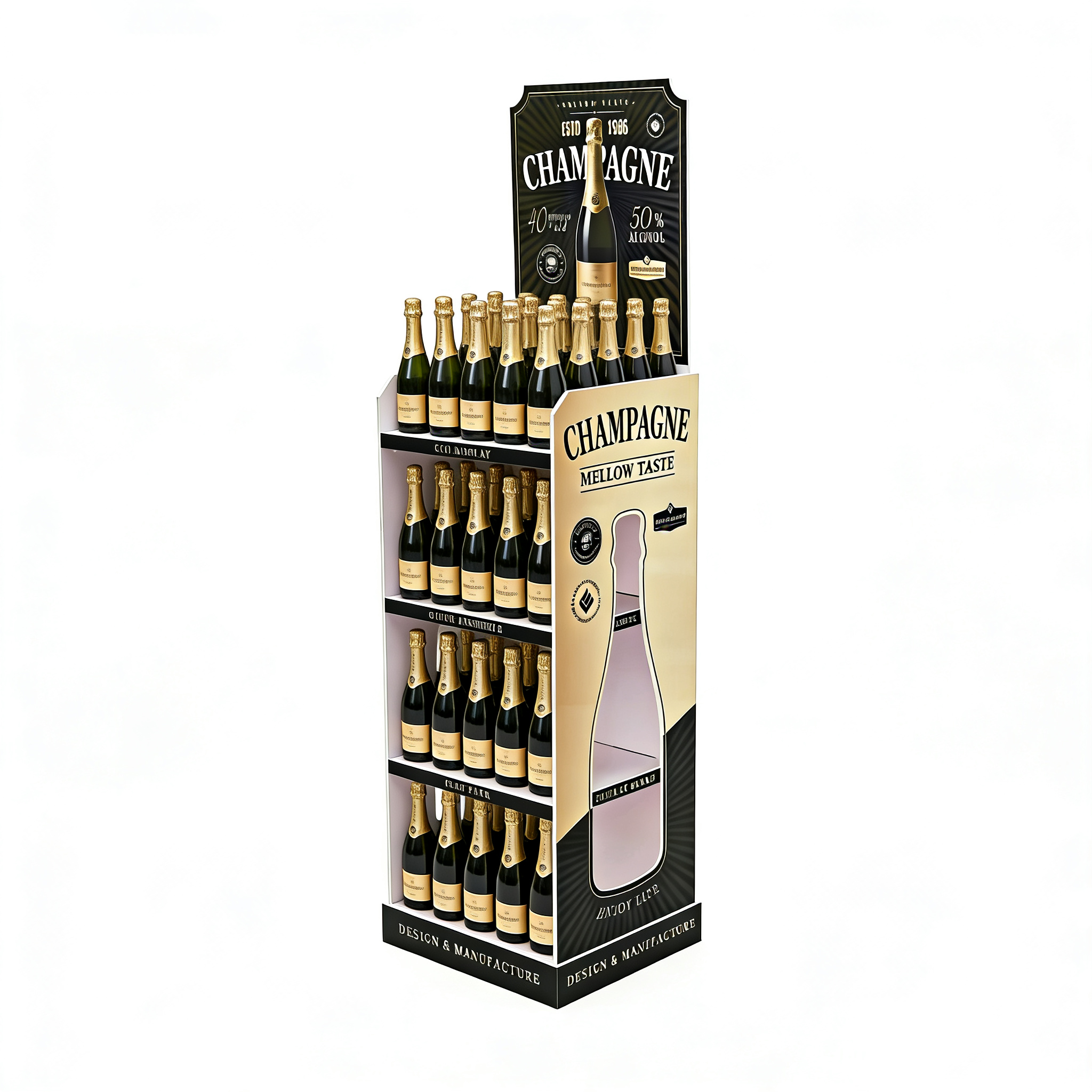 PVC Display Rack for Beverages