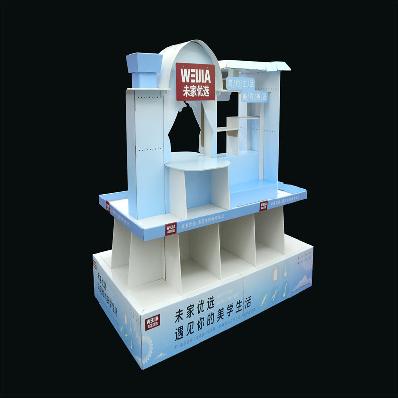 Supermarket kitchenware paper display