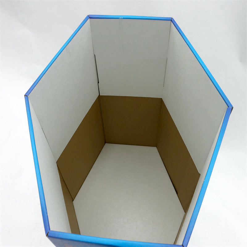 High Load-Bearing Cardboard Dump Bin Custom Logo Retail Promotion Storage Display Rack