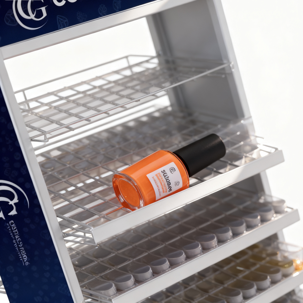 Supermarket Exhibition Perfume Display Rack