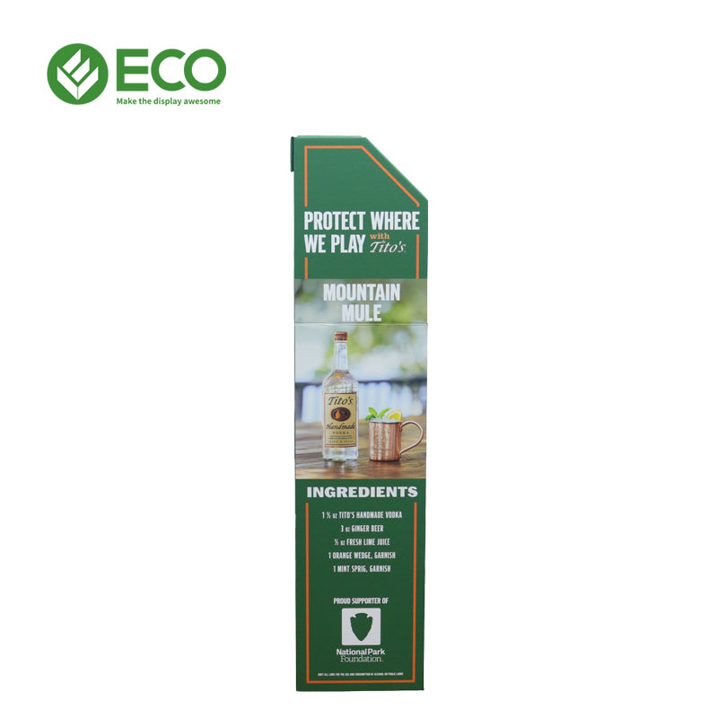 One-Second Assembly Pop-Up Wine Display Rack