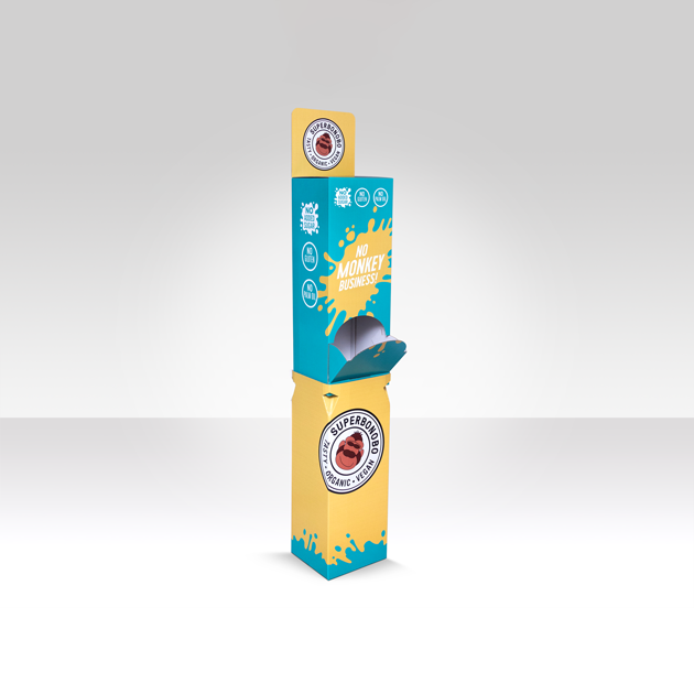 Corrugated Cardboard Paper Display Rack