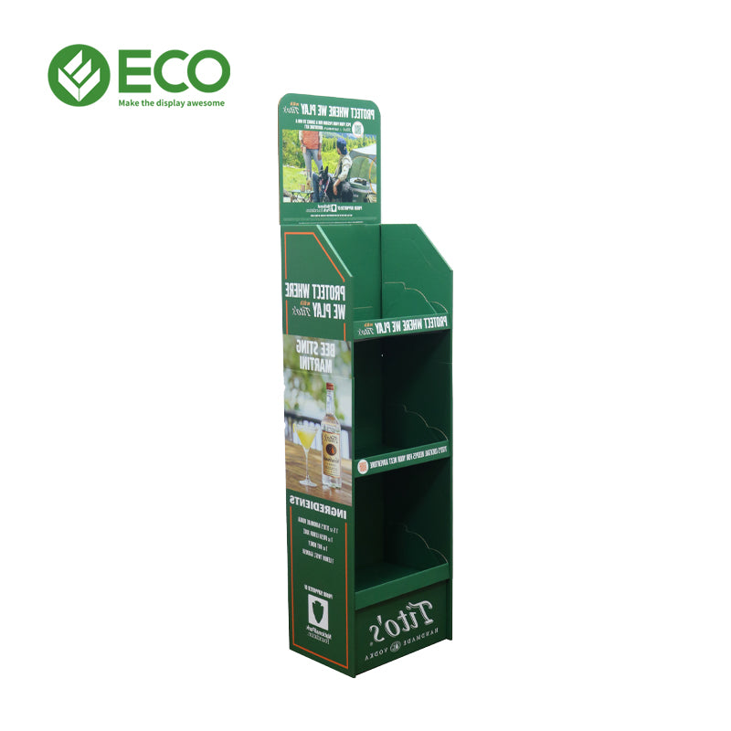 One-Second Assembly Pop-Up Wine Display Rack