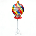 Alcohol Advertisement Stand Metal Pole Topper