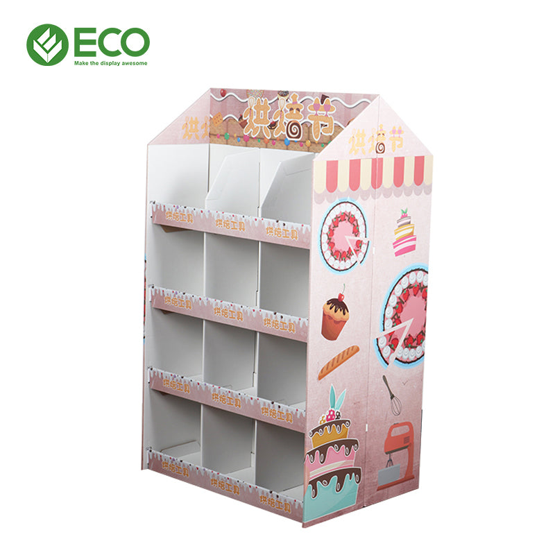 Supermarket Promotional Retail Large Cardboard Display