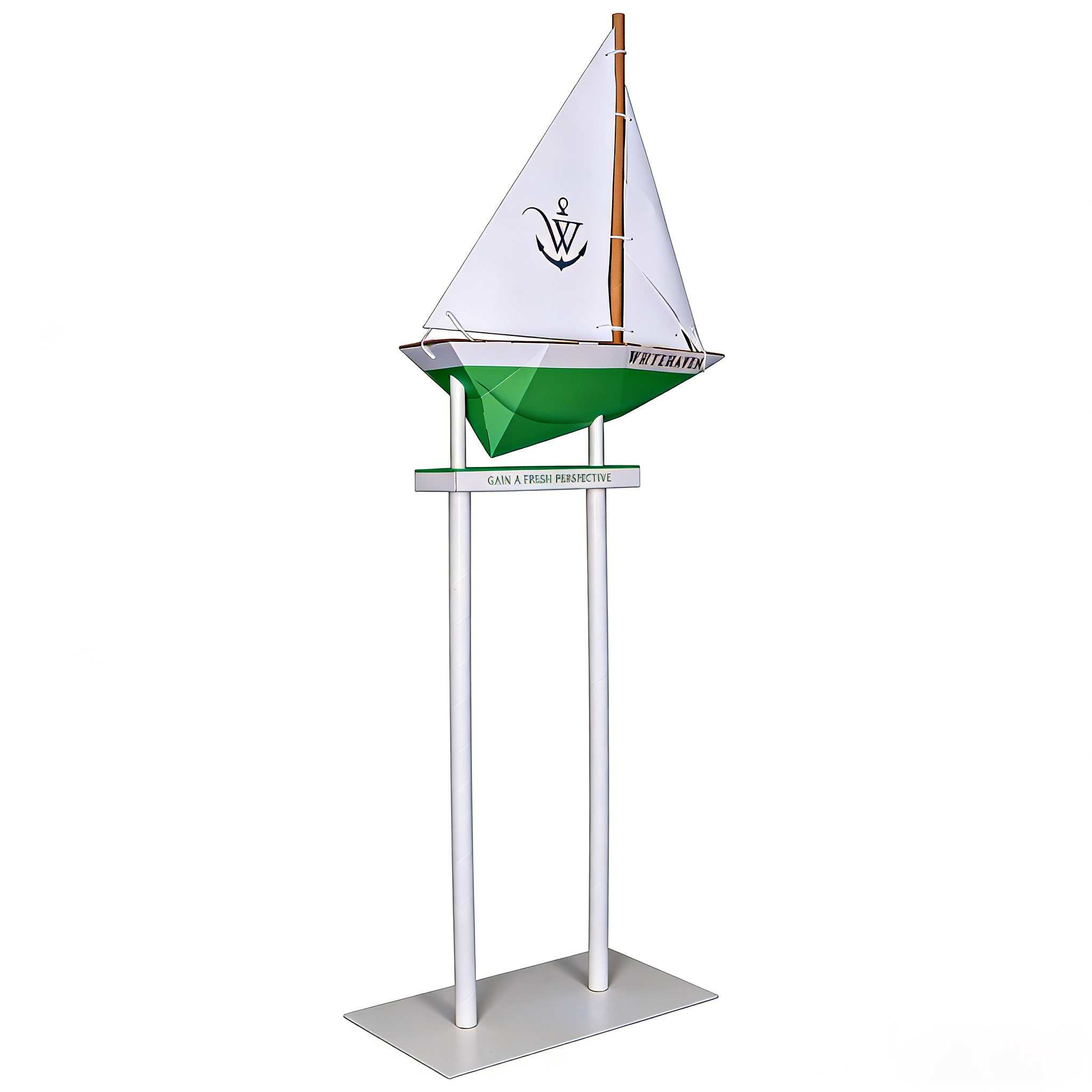 Alcohol Advertisement Stand Metal Pole Topper