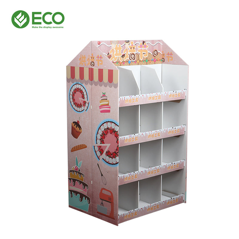 Supermarket Promotional Retail Large Cardboard Display