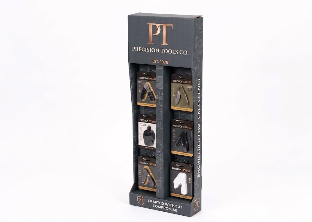 Sidekics Custom Cardboard PDQ Sidekick Display for Impulse Goods