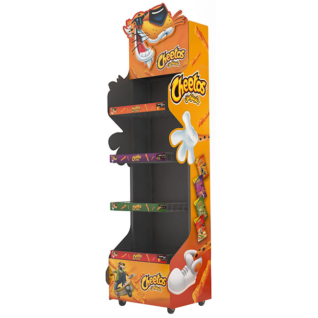 Customized PVC Plastic Retail Promotion Display Rack