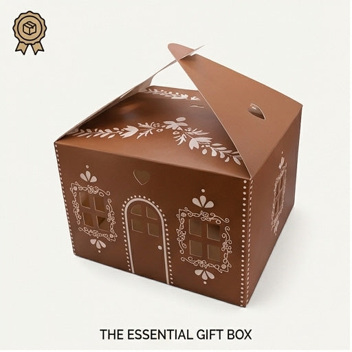 Christmas Cottage Candy Box