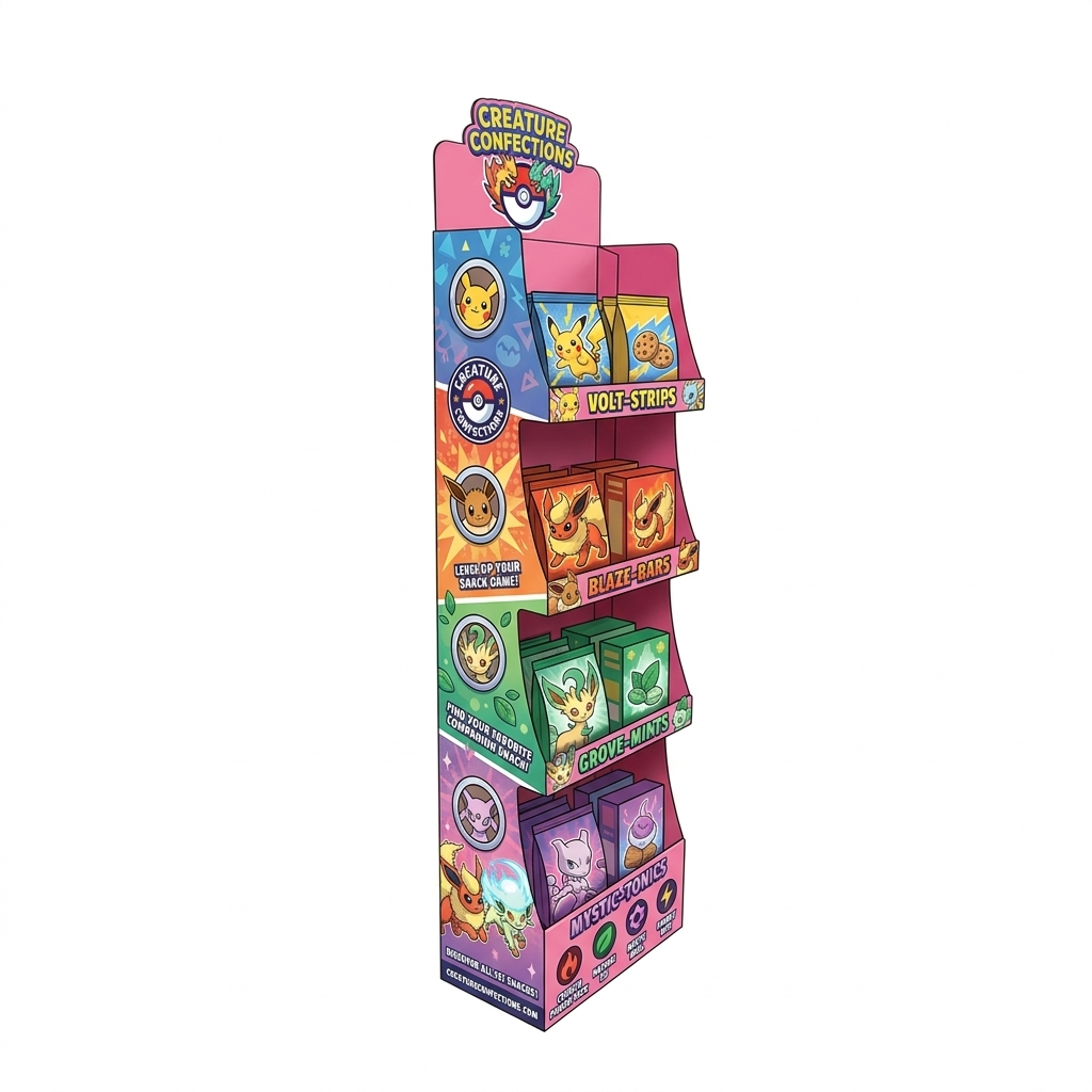 Cardboard Display for Pokemoned Card