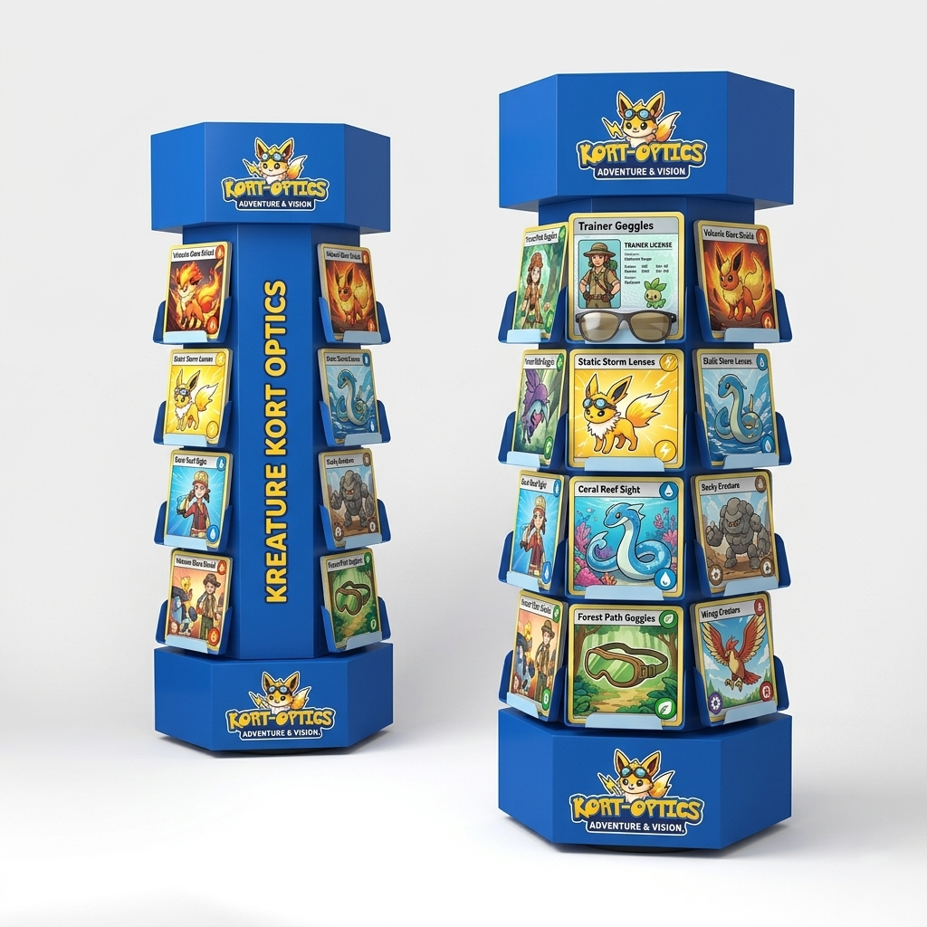 Cardboard Display for Pokemoned Card