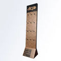 Wood Grain Effect Hook Display Rack