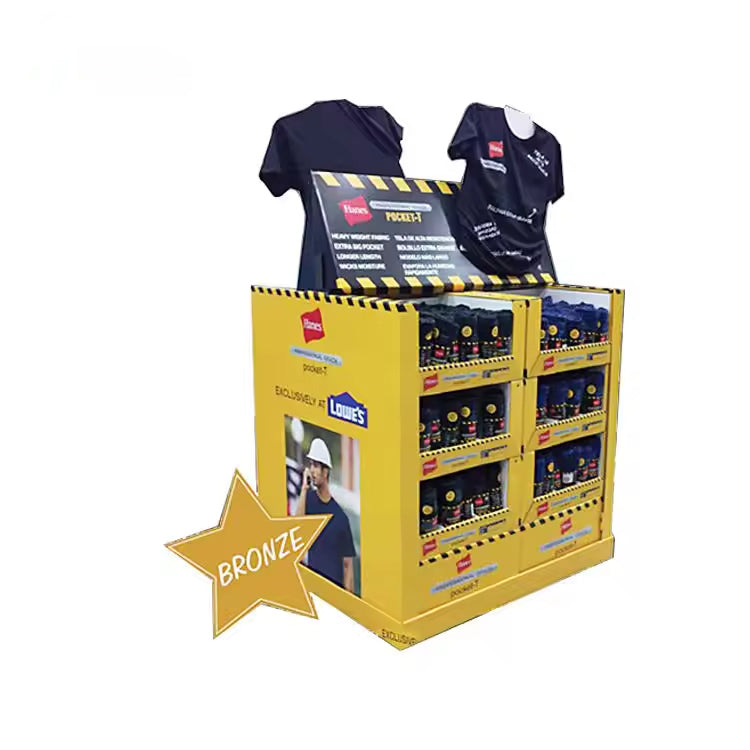 Supermarket Snacks, Clothing, and Daily Necessities Promotional Pallet Display