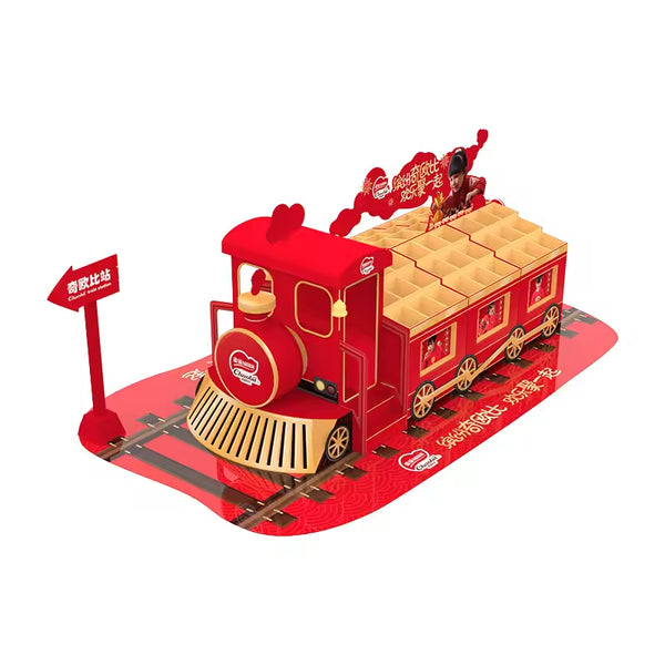 Large Train Castle Promotional Pallet Display