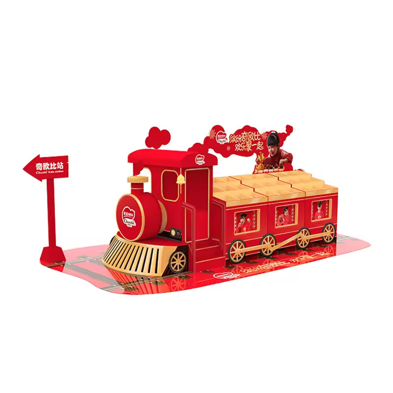 Large Train Castle Promotional Pallet Display