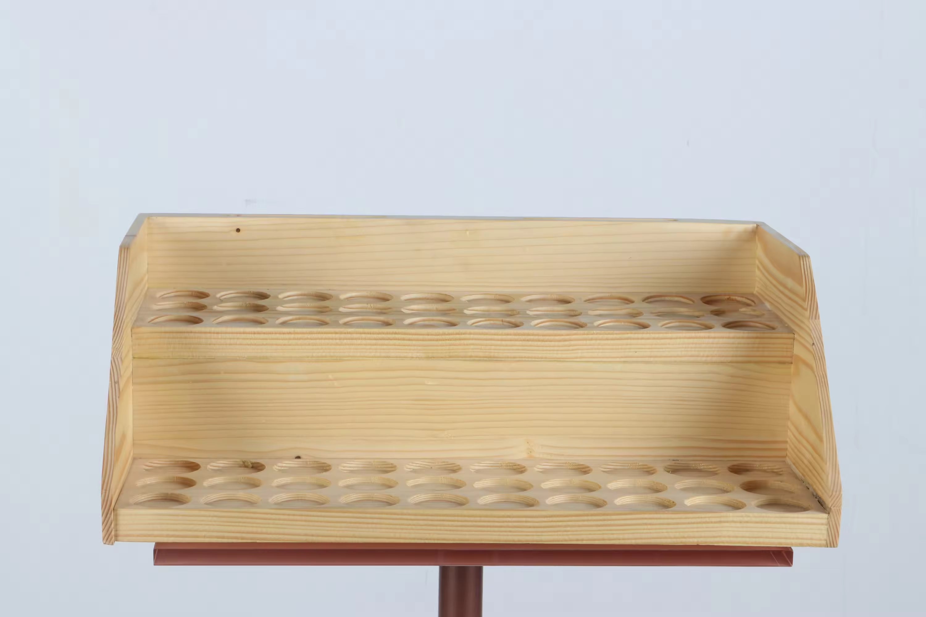 Wooden Display Stand for Cosmetics and Perfumes