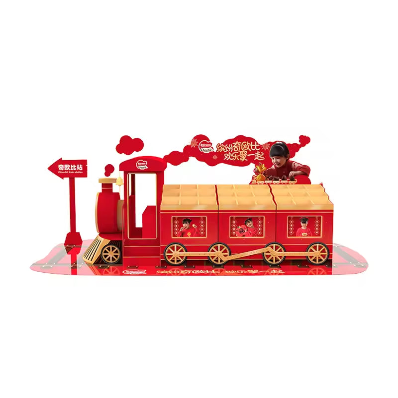Large Train Castle Promotional Pallet Display