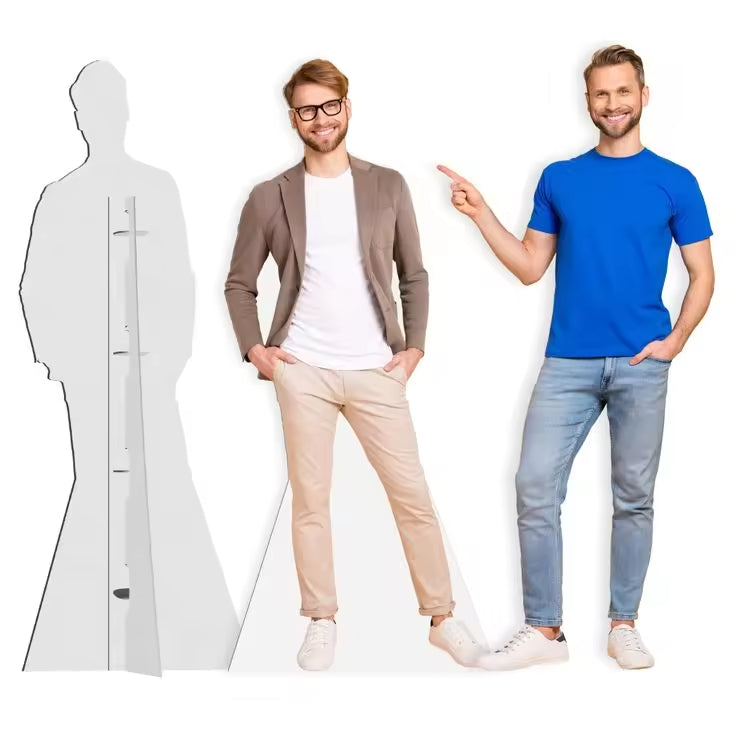 Humanoid Standee Advertising Display For Exhibition Use