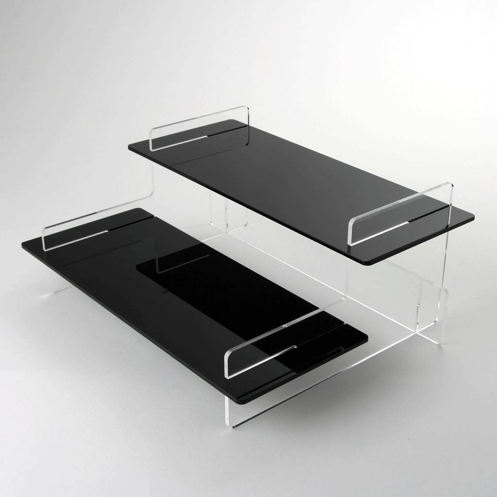 Clear Foldable Storage Bins with Doors and Wheels - Stackable Plastic Organizer Box for Home & Retail