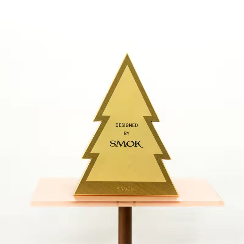 Premium Custom Gold Christmas Tree Gift Box for Holiday Packaging