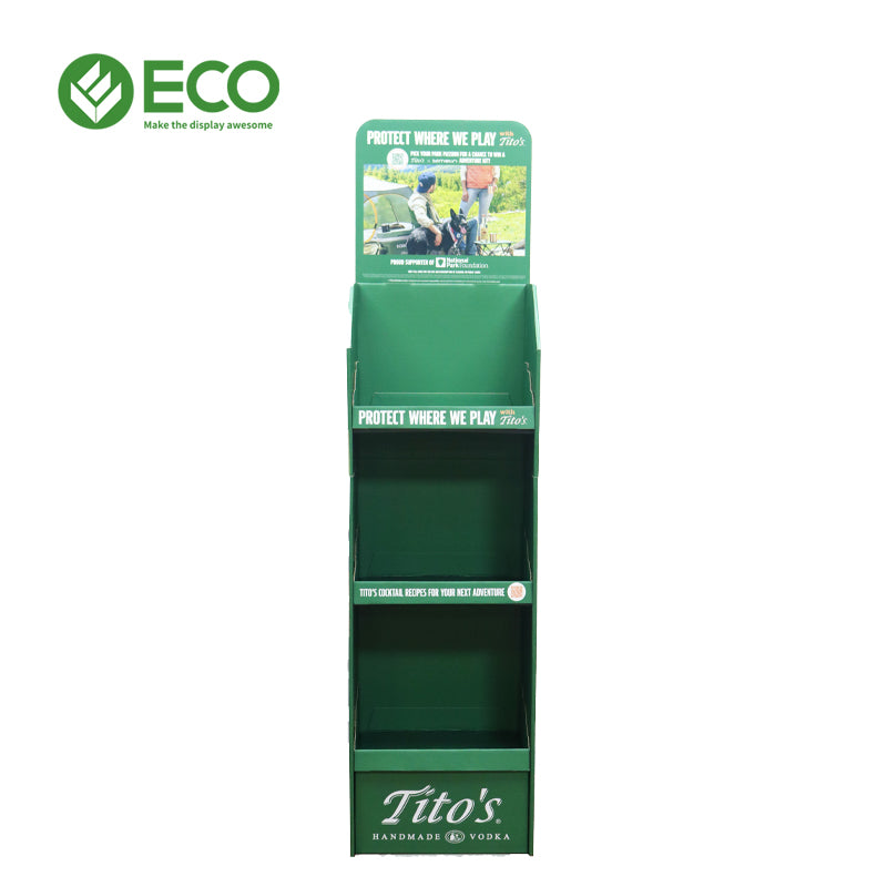 One-Second Assembly Pop-Up Wine Display Rack