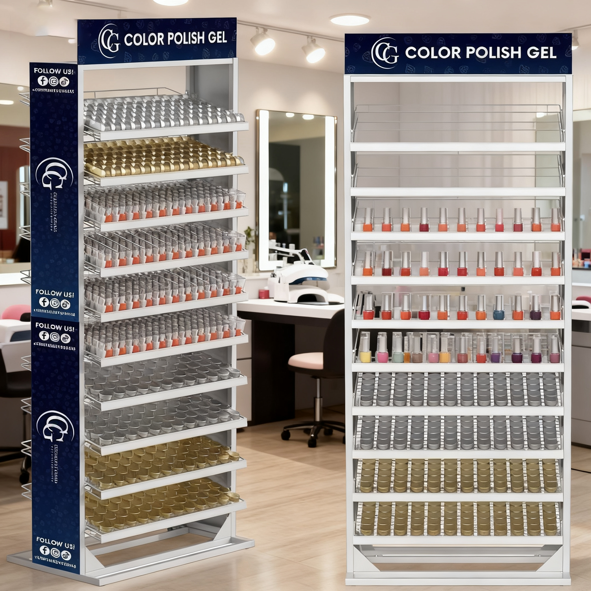 Supermarket Exhibition Perfume Display Rack