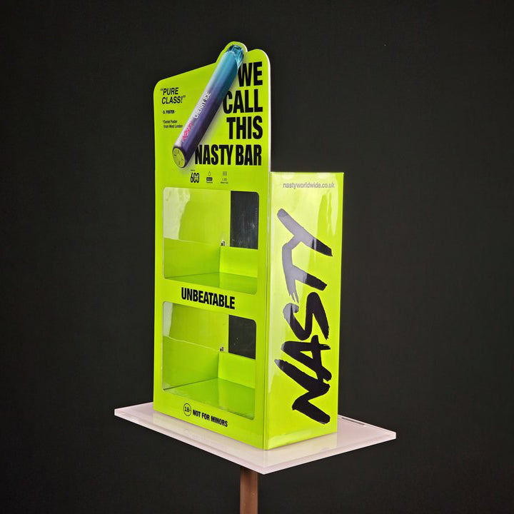 New cardboard material acrylic texture desktop display stand