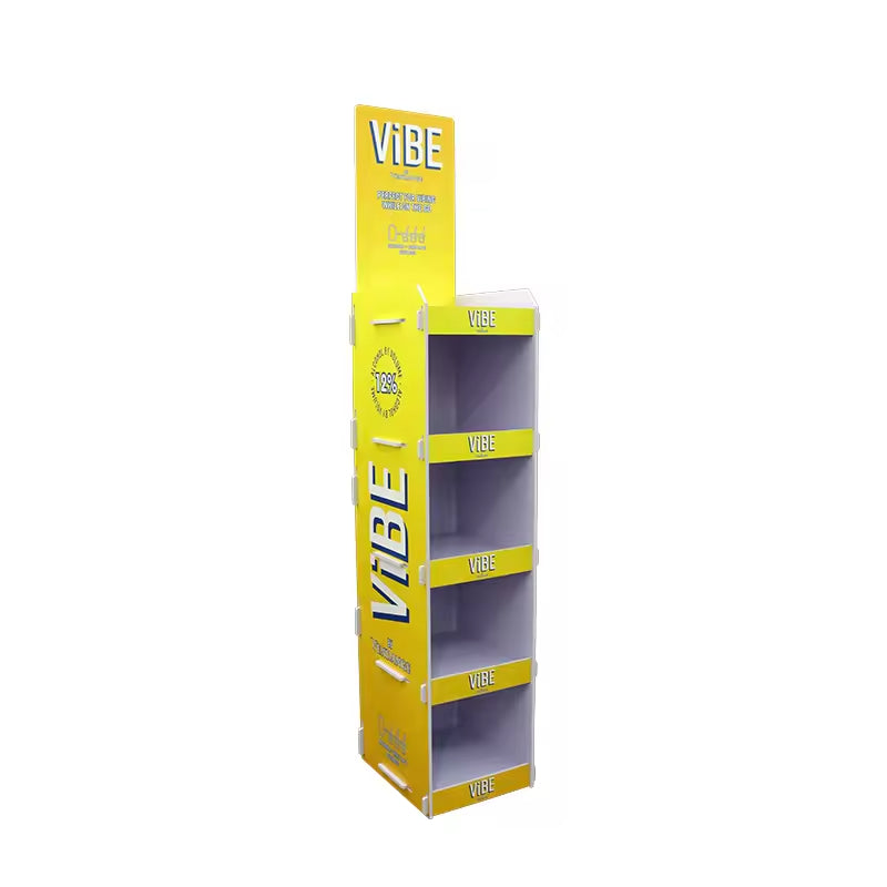 VIBE Gradient Yellow PVC Beverage Display Rack