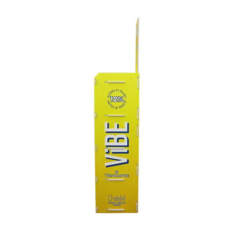 VIBE Gradient Yellow PVC Beverage Display Rack